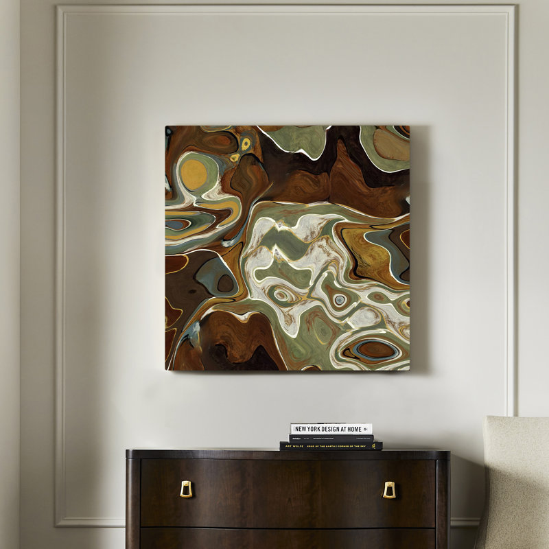 " Middle Earth III " Painting Print, 16" H x 16" W