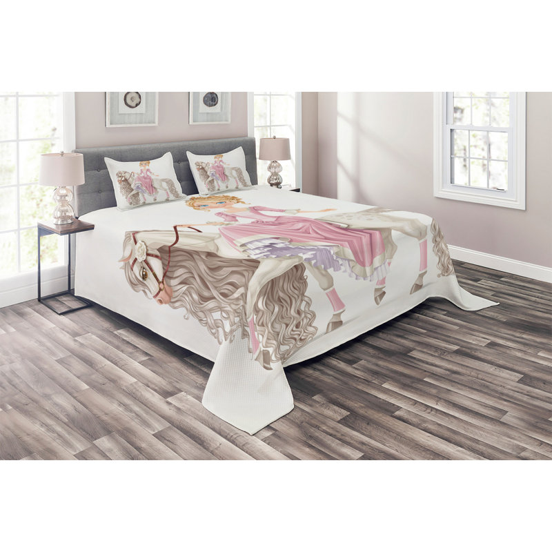 Coverlet, King Bedspread + 2 Shams