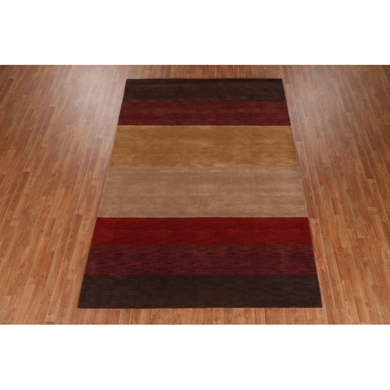 Contemporary Gabbeh Oriental Area Rug 7x10
