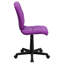 Mid-Back Quilted Vinyl Swivel Task Office Chair-1225113997-1225113993