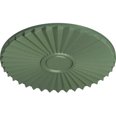 Médaillon de plafond Shakuras de 19 3/4 po x P 1 3/8 po (pour auvents jusqu'à 5 po)