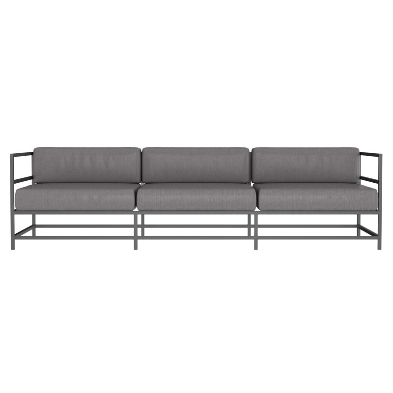 Canapé Delano, NO, Toile granit Sunbrella®, Gris Tex