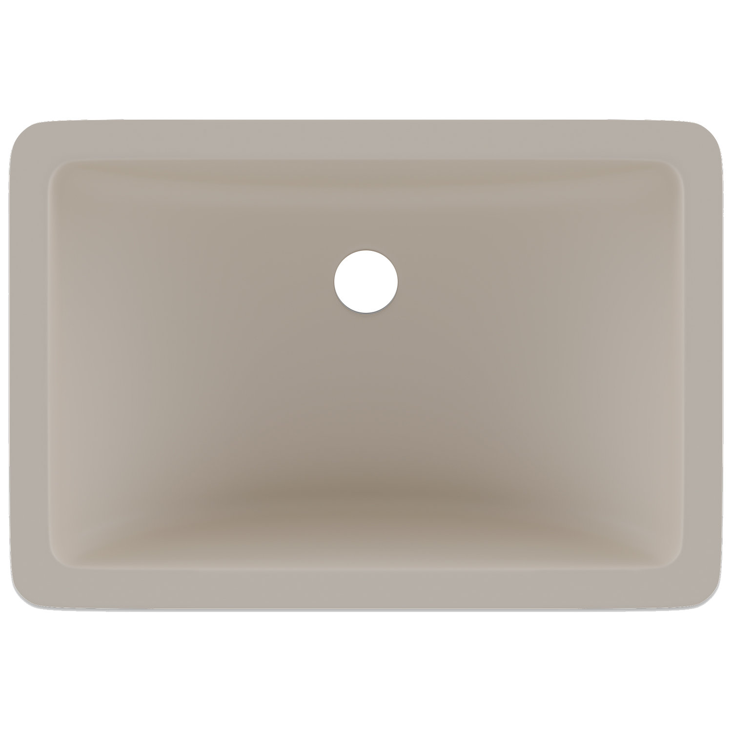 Lexicon Quartz Composite Rectangle Vanity Sink, Beige