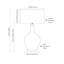 Corinna Glass Table Lamp