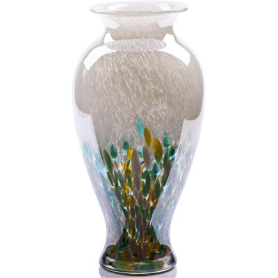 Green Glass Vase