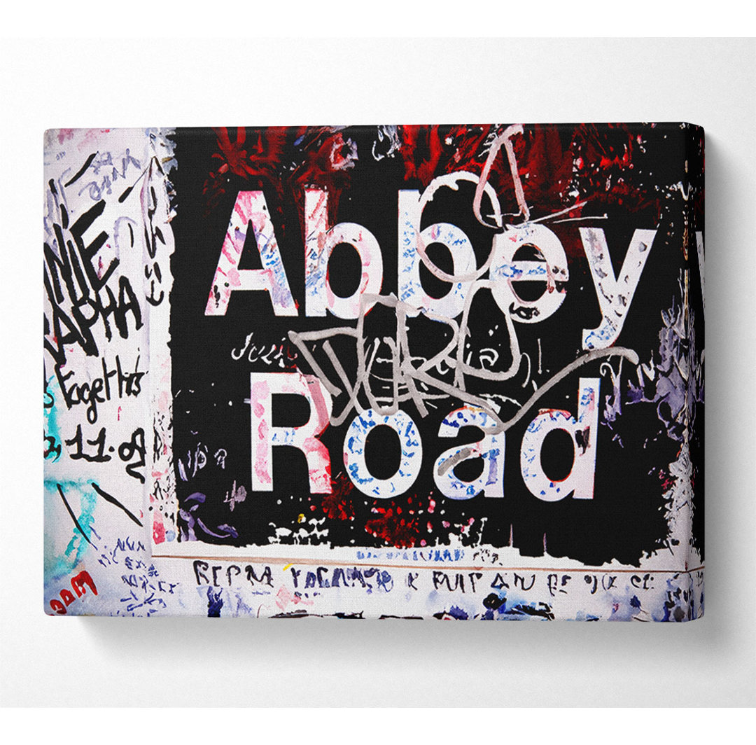 Abbey Road Graffiti - Kunstdrucke auf Leinwand