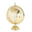 Globe terrestre pivotant en métal
