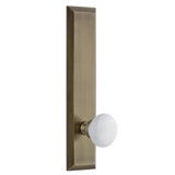 Grandeur Fifth Avenue Tall Plate Single Dummy with Hyde Park Door Knob