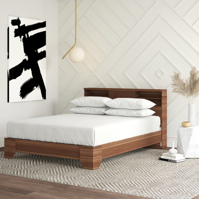 Theon Queen Platform Bed by Grovelane