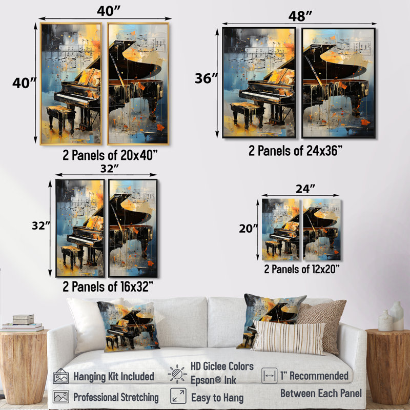 Music Expressive Verse Bold I - musique, art mural, Black, 36" H x 48" W, Framed Print without Mat