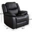 Fauteuil inclinable en cuir Alvernon-95860391