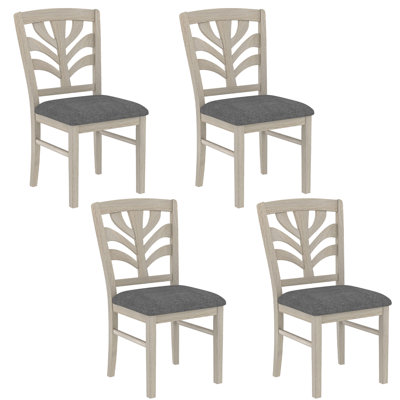 Ensemble de 4 chaises de salle à manger rembourrées Vicktor