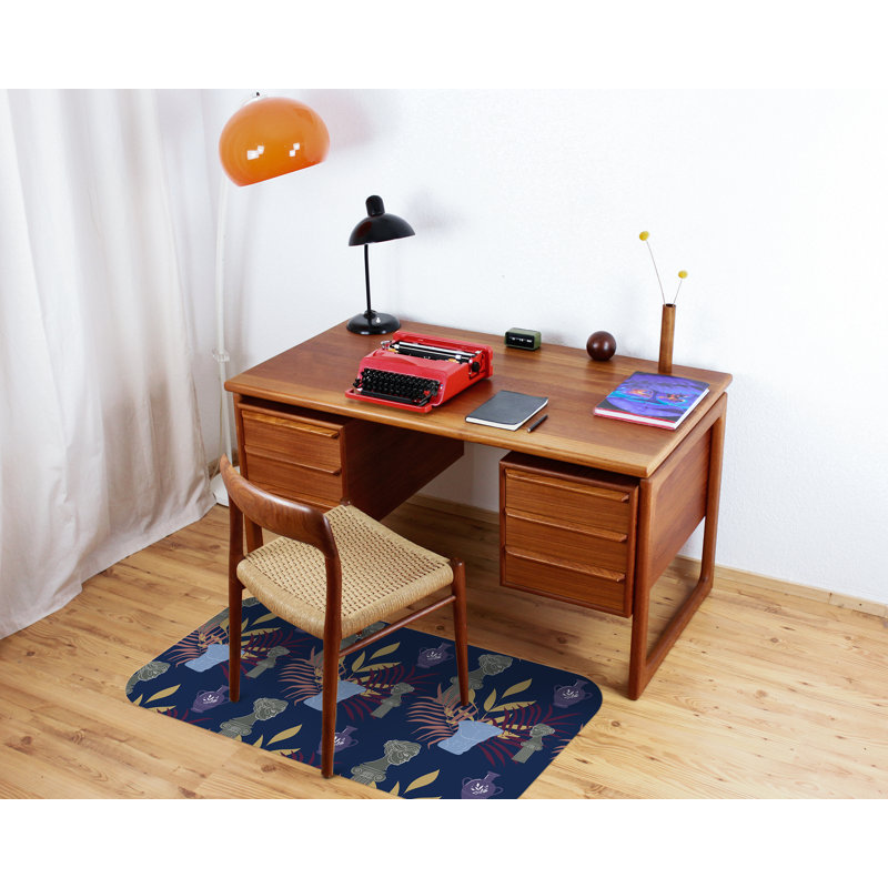Nasiem Hard Floor Rectangular Chair Mat, 100 x 140cm