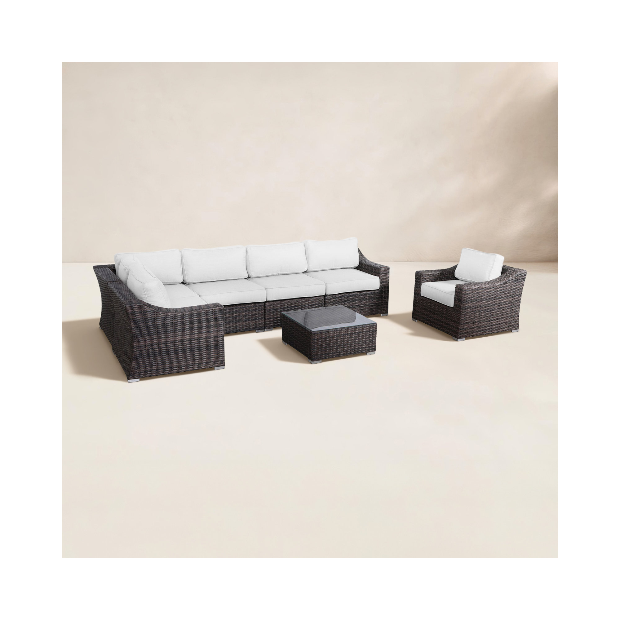 Limetta Rectangular 78'' Long Dining Set, 5