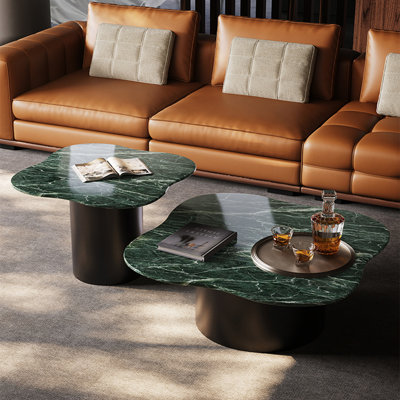 Ensemble de tables basses Cloud Marble