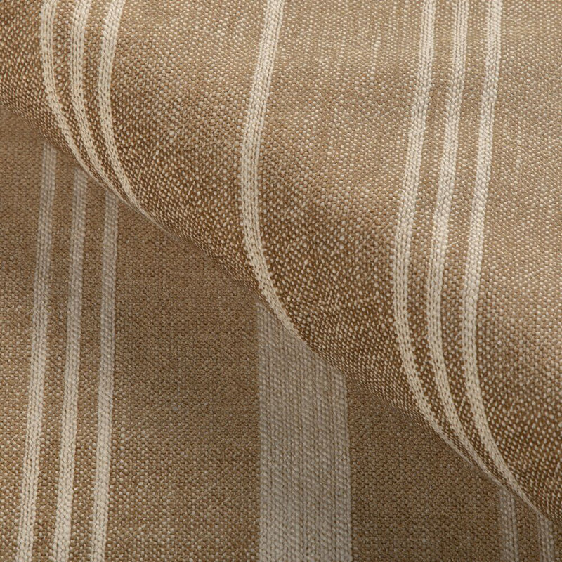 Furrow Stripe Fabric, Wheat