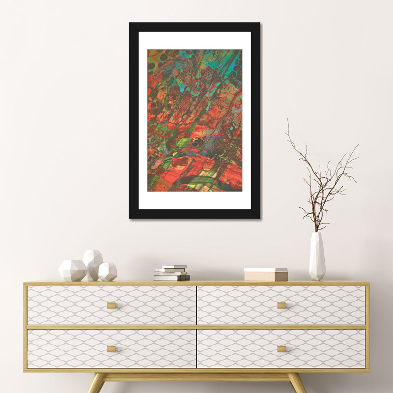 «Nourrissez votre tête III», impression sur toile, H 24 po x l 16 po x P 1 po, Papier avec cadre noir, Blanc