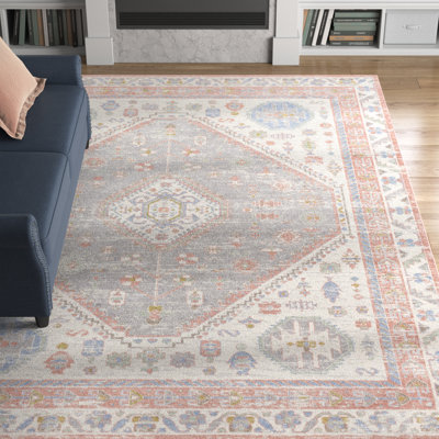 Benfield Machine Washable  Rose Area Rug