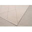 Tapis tissé à la machine crème, tapis à motif géométrique La dole Rugs - 5 x 8, 6 x 9-519138471
