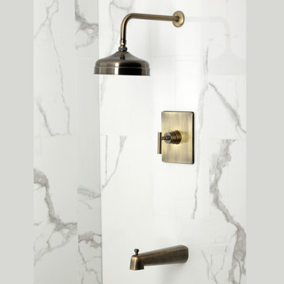 Kingston Brass Manhattan Single-Handle Pressure Balanced Tub And Shower Faucet