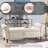 62" Bedroom Tufted Button Storage Bench, Modern Fabric Upholstered Ottoman, Window Bench with Rolled Arm Design-951980669