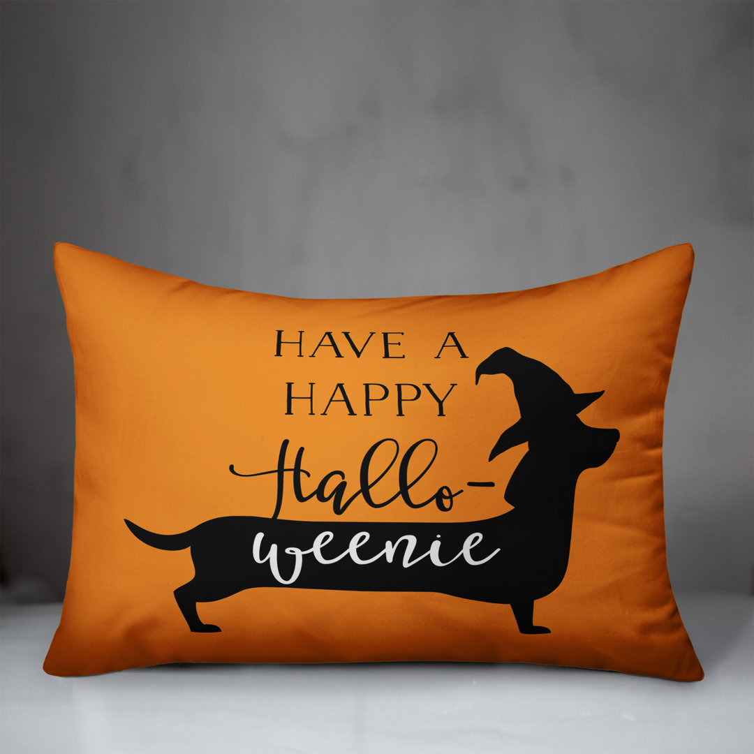  Happy Hallo Weenie Lumbar Pillow Designs Direct Creative Group 