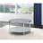 Frostine - Round Coffee Table - Silver