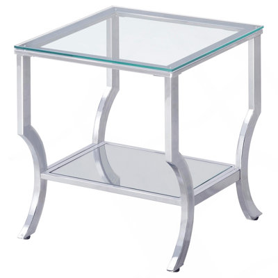 Chrome 3-piece Coffee Table Set