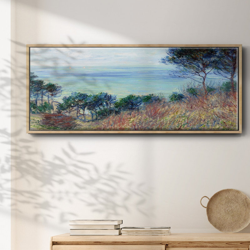 La côte de Varengeville, 1882 - Toile encadrée, H 20 po x l 50 po