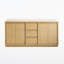 Meuble-lavabo sur pied l 72 po x H 35 po avec structure en bois de chêne, comptoir en quartz, lavabo double, entièrement assemblé-242587328