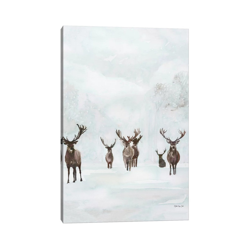 Winter Tribe by Stellar Design Studio - Wrapped Canvas Gallery-Wrapped Canvas Giclée, 20.32 cm H x 30.48 cm W