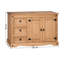 Bridewell 120 Cm Wide 3 Drawer Pine Solid Wood Sideboard
