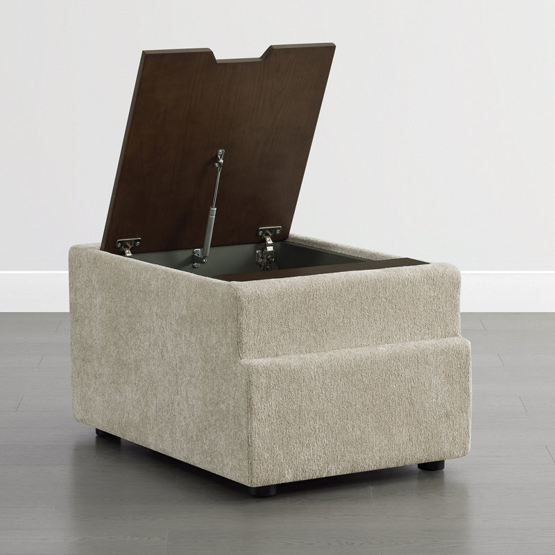 Repose-pieds avec rangement Elysion, Taupe