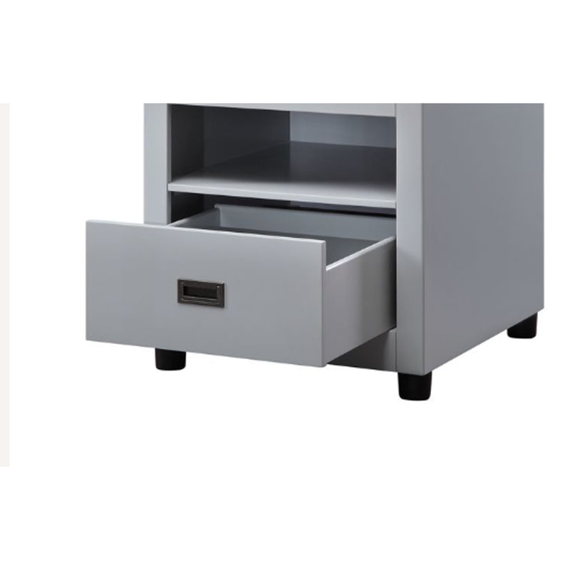 Dove Gray Finish End Table