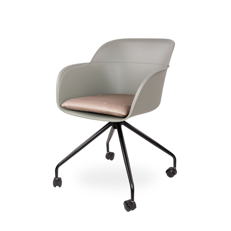 Koeninger 48cm H Armchair, Cement Grey