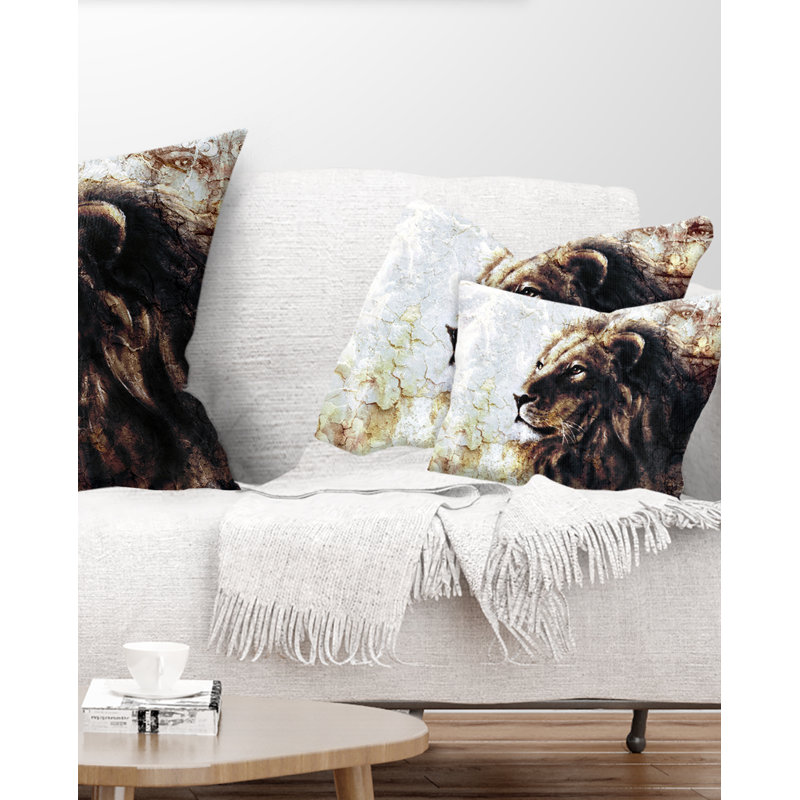 Coussin Mystic Face, Rectangulaire, 12 po x 20 po