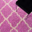 Wildes Geometric Pink/Ivory Area Rug-419208850