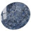Plateau de table rond en granit bleu saphir brillant, remplacement intérieur / extérieur de bricolage pour toutes les tables