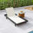 Archer Patio Acacia Wood Chaise Lounge with Adjustable Back & Removable Cushion-435350371