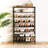8 Tier 32 Pair Shoe Storage Rack Large Capacity Shoe Shelf