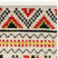 Tapis rouge / noir / beige en laine / coton noué à la main Bakerhill-2020065066