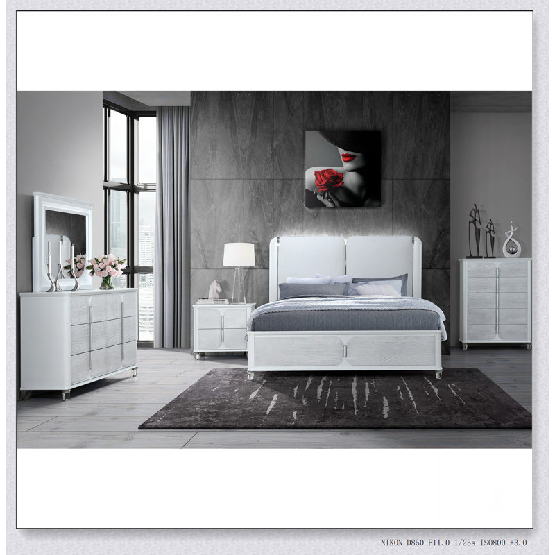 MIROIR BRENDA GRIS AVEC DEL