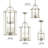 Tide 4 - Light Fabric Dimmable Lantern Chandelier-499791657