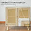 Allory Wicker/Rattan Rectangle Accent Cabinet