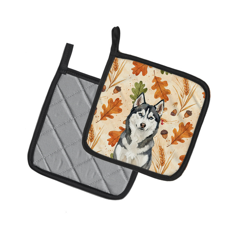Paire de supports à casseroles Husky sibérien