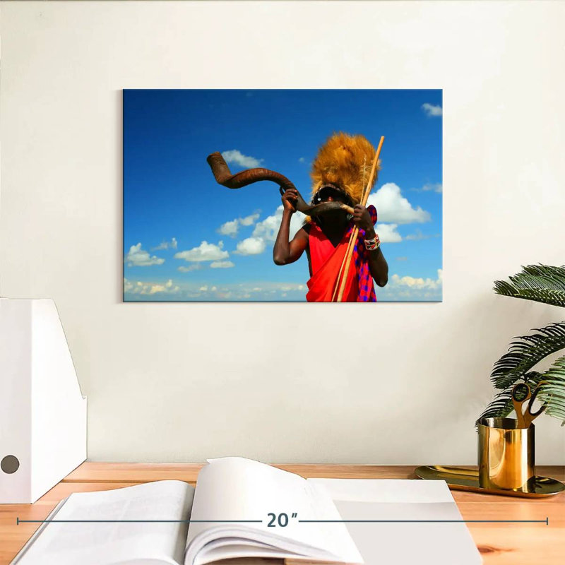 Leisha Maasai Warrior, H 8 po x l 12 po