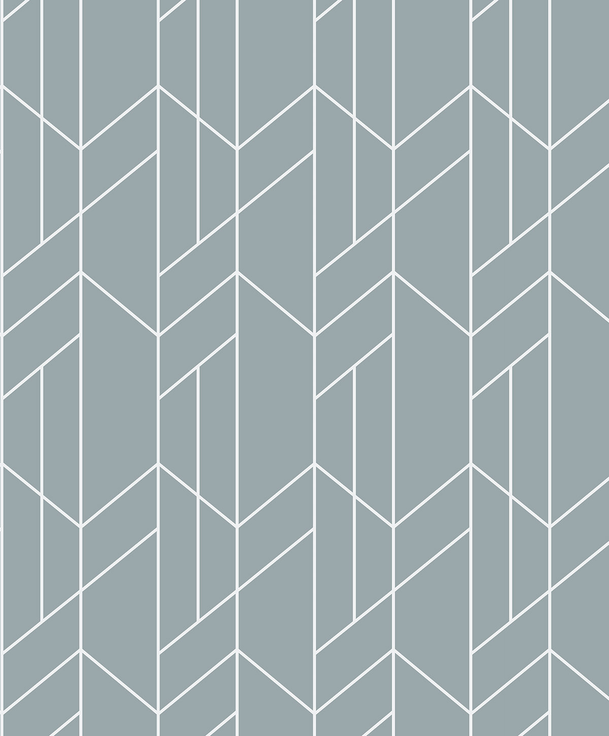 Latitude Run® Light Blue Geometry Peel And Stick Wallpaper & Reviews ...