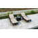 Thornaby Outdoor Wicker Chaise Lounge Set with Table , Cushion Included