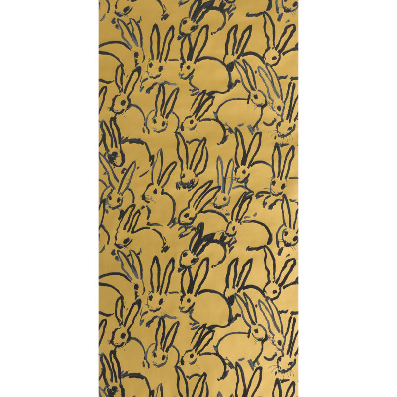 Hutch 10' L x 27" W Wallpaper Roll, Gold