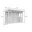 10 x 4 BBQ/Outdoor Kitchen Shelter